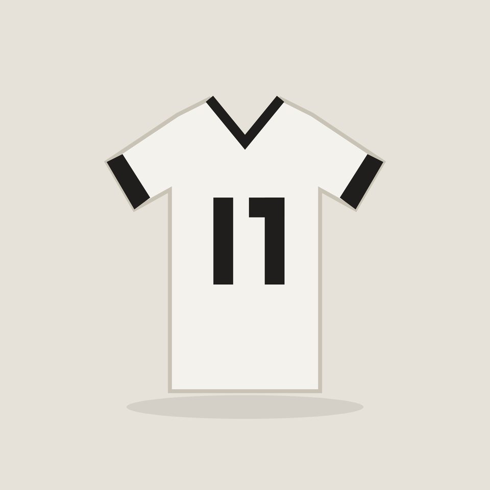 The jersey from the back